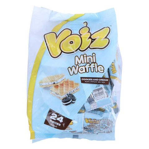 Voiz Mini Waffle Cookies And Cream