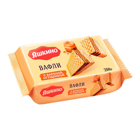 Waffles Yashkino With Boiled Condensed Milk 200G