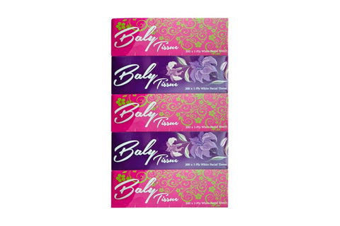 Facial Tissue 1ply*200sheets*5boxes