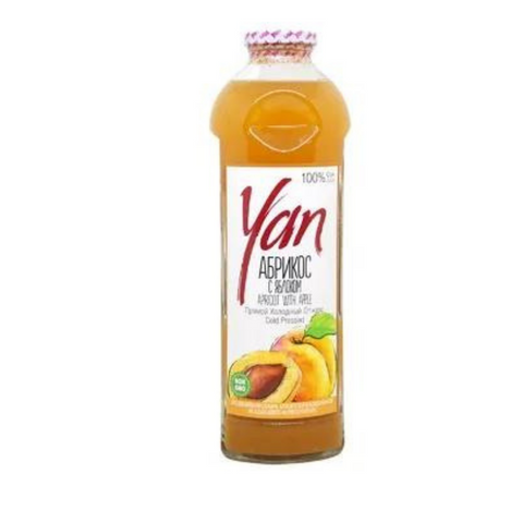 Yan Apricot Juice With Apple Juice (Free Of Sugar) 930Ml