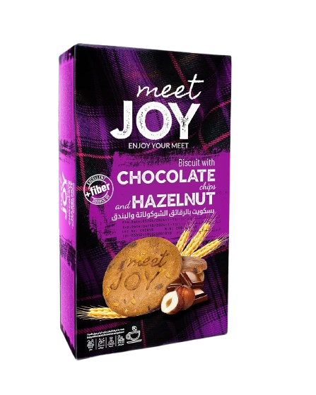 Meet Joy Biscuit Chocolate Chips Hazelnut 200g