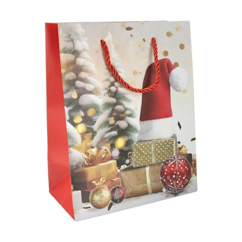 Christmas Paper Bag, 18*10*23 Cm, assorted