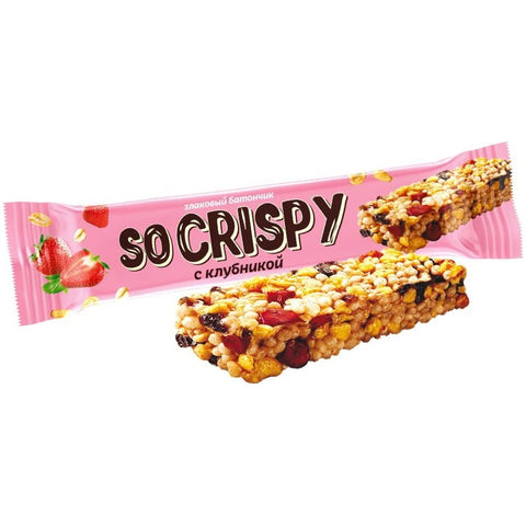 So Crispy bar with strawberry 40g
