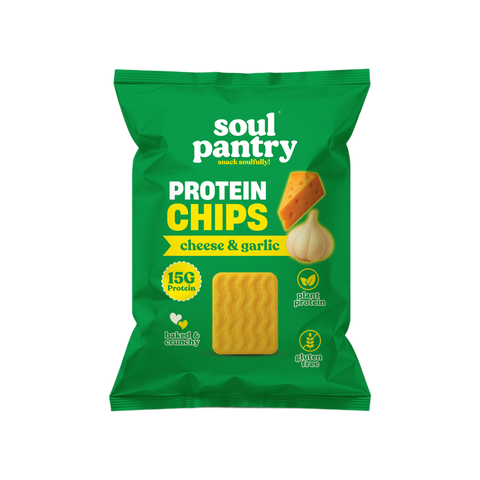 Soul Pantry Cheese & Garlic Protein Chips