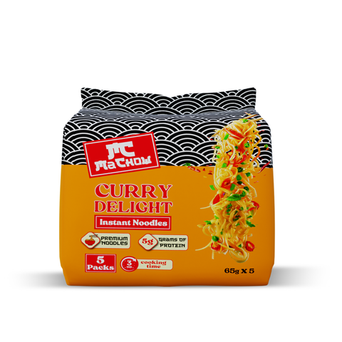 Machow Curry Delight Instant Noodles 5x65g