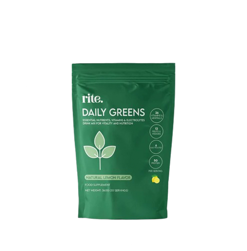 Rite DAILY GREENS Lemon - Pouch 30 servings - 360g