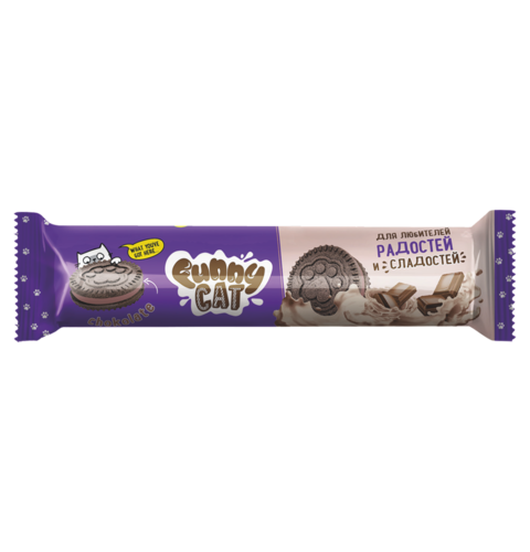 Sandwich Cookies Funny Cat Cocoa 158G