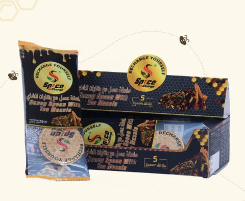 Spice in Charge Honey Spoon with Tea Masala, 50g