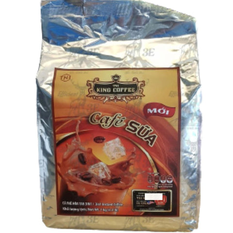 King Coffee Cafe Sua Iced Coffee with Milk 3in1 Instant Coffee, 1kg