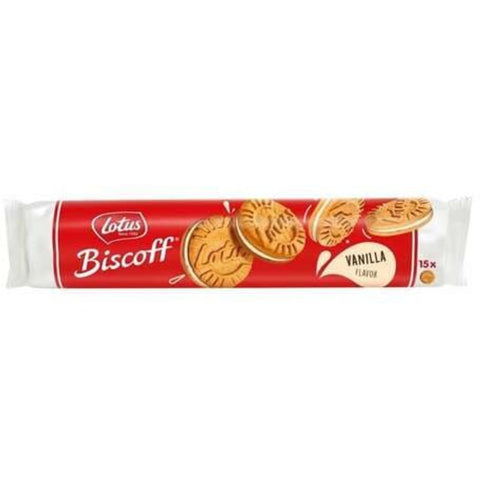 Lotus Biscoff Vanilla Flavour Sandwich Cookies, 150g
