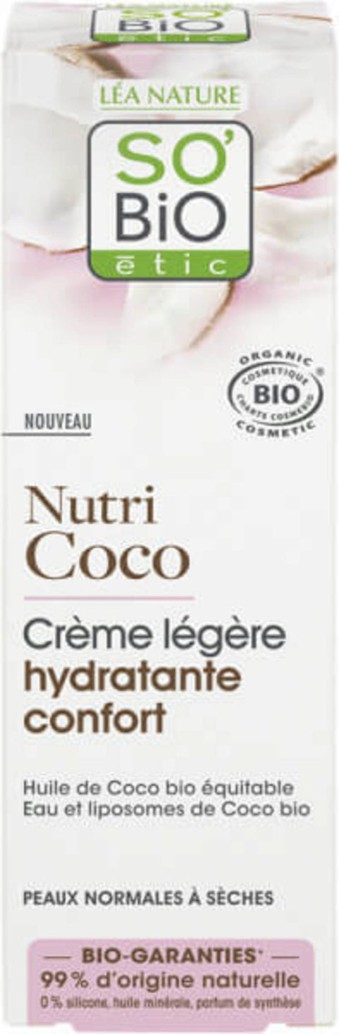 Léa Nature SO BIO étic Nutri Coco Light Moisturizing Comfort Cream Organic - 50 ml