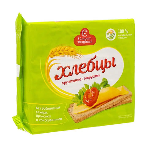 Crispy bread with bran, 130g