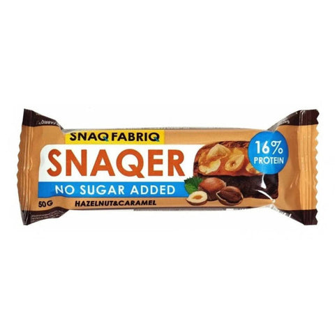 Snaqer Hazelnuts Caram Sugarfree Bar 50G