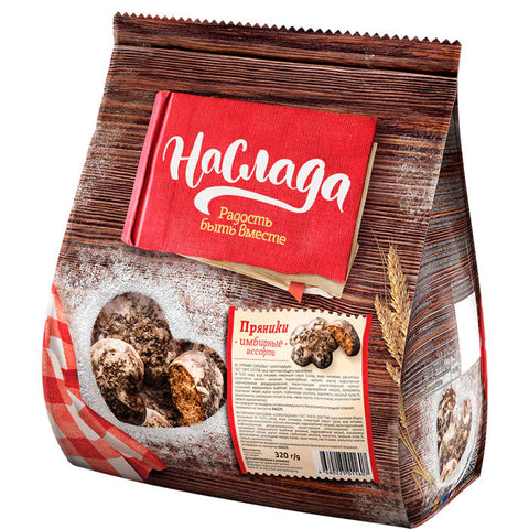 Naslada Gingerbread Raw assorted 320g
