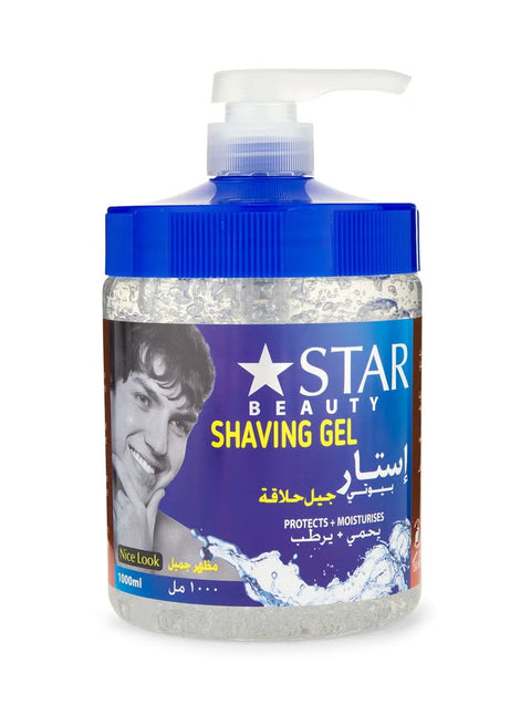 Star Men Shaving Gel 500Ml Jar Blue