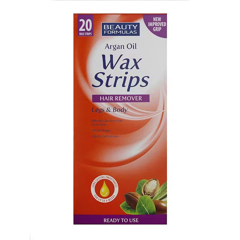 Beauty Formula Wax Strips ArganOil 20pcs