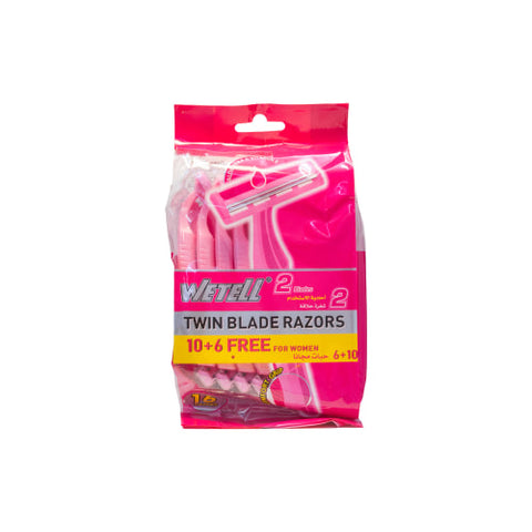 Wetell Razor Pink II Blade 10+4 Pouch