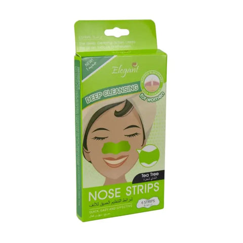 Elegant Nose Strips Tea Tree 6pcs