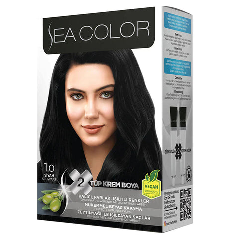 Sea Color Hair Dye 1.0 BLACK