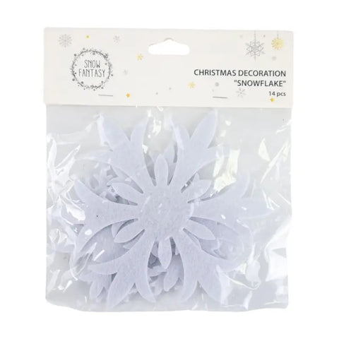 Christmas decoration "Snowflake", 14 pcs