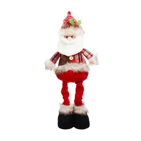 Christmas doll with telescopic legs