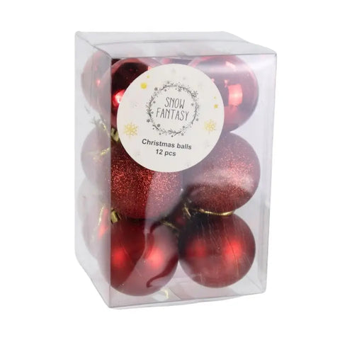 Christmas ball, 12 pcs