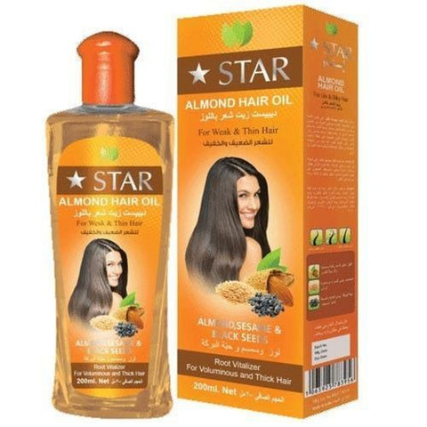 Star Hair Oil 200 Ml Almond